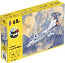 Maquette avion : Starter kit  F-104G Starfighter - 1:48 - Heller 35520
