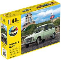 Maquette voiture de collection : Renault 4L GTL - 1/24 - Heller 56759