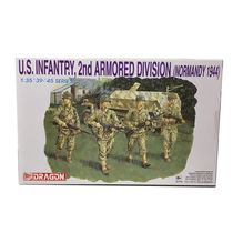 Figurine américaine : Infanterie 2e division Blindée US Normandie 1944 1/35 - Dragon 06120