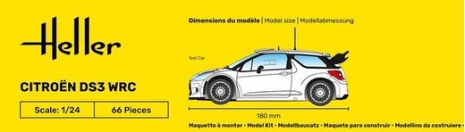 Citroën DS3 WRC 1/24 - Heller 80758