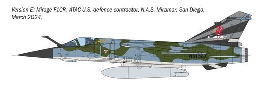 Maquette d'avion militaire : Mirage F1 C/CR 1/48 - Italeri 2839