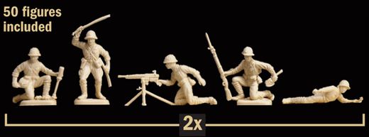 Figurines militaires : Soldats de l'Infanterie Japonaise - 1:72 - Italeri 6170