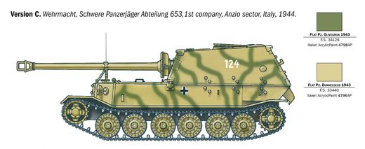 Maquette militaire : Panzerjäger Tiger (P) Elefant 1/35 - Italeri 0211