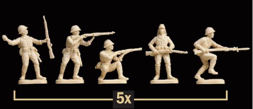 Figurines militaires : Soldats de l'Infanterie Japonaise - 1:72 - Italeri 6170