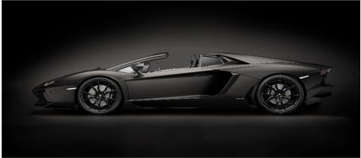 Maquette Lamborghini Adventador LP-700-4 Roadster noire au 1/8 - Pocher HK121F