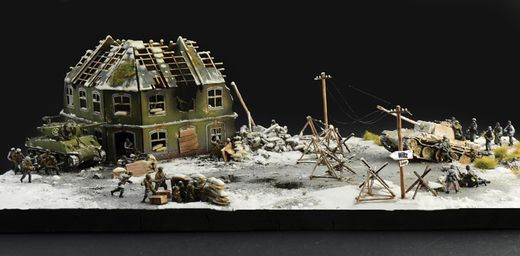 Diorama militaire : Bastogne 1944 (80e Anniversaire) 1/72 - Italeri 6186