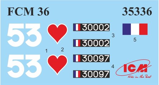 Maquette militaire : FCM 36 1/35 - ICM 35336