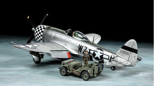 Maquettes militaires : P-47D Thunderbolt Bubbletop 1/48 - Tamiya 25214