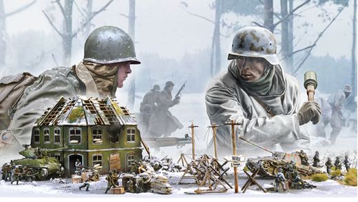 Diorama militaire : Bastogne 1944 (80e Anniversaire) 1/72 - Italeri 6186