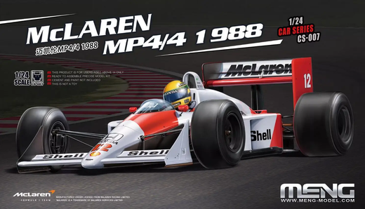 Maquette Formule 1 : McLaren MP4/4 1988 1/24 - Meng CS007