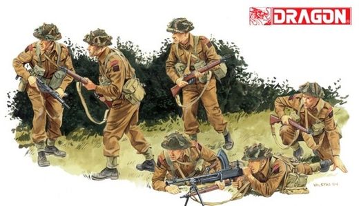 Figurine soldats : Infanterie Britannique Normandie 1944 1/35 - Dragon 06212  6212