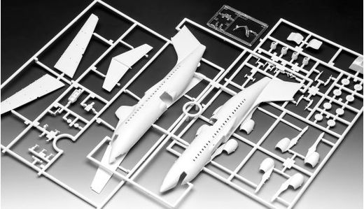 Coffret cadeau maquette avion militaire : Model set BAe 146 (RJ85) 1/144 - Revell 63791