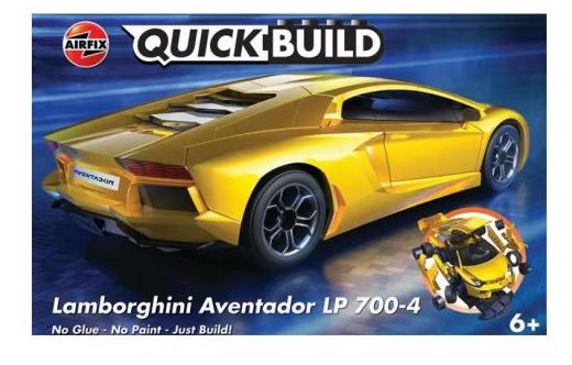 Airfix J6026 - QUICK BUILD Lamborghini adventador jaune