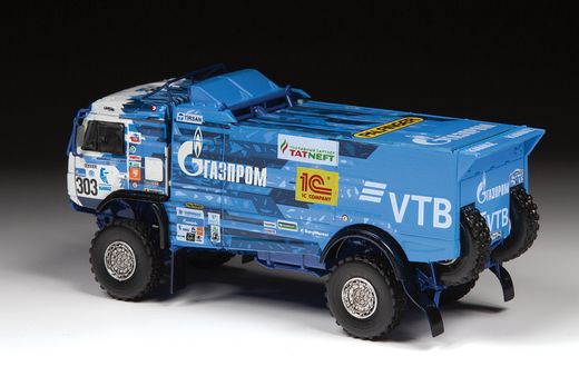 Maquette véhicule : Voiture KAMAZ-43509 KAMAZ-master 1/72 - Zvezda 5076