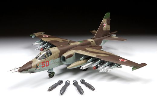 Maquette avion militaire : Su-25 Frogfoot 1/48 - Zvezda 4807 04807