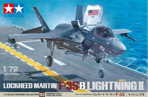 Maquette avion militaire : Lockheed Martin F-35B Lightning II 1/72 - Tamiya 60793