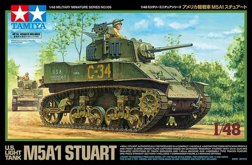 M5A1 Stuart 1/48 - Tamiya 32606