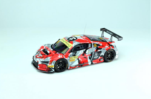 Maquette voiture plastique : Audi R8 LSM GT3 Macau 2015 1/24 - Nunu 24028