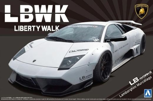 Maquette automobile : LB Works Lamborghini Murcielago Limited version 1/24 - Aoshima 05992