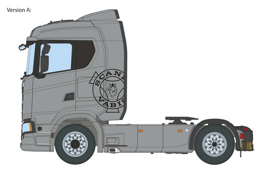 Maquette camion : Scania 770S 4x2 Grey Cab 1/24 - Italeri 3971