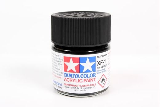 Peinture pour maquettes - XF1 NOIR mat- XL 23 ml - Tamiya 81301