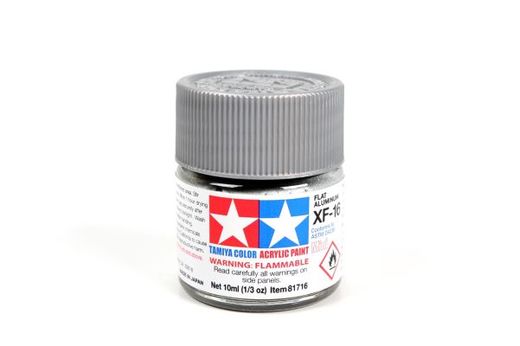 Tamiya 81716 - XF16 Aluminium Mat : Peinture acrylique

Contenu : 10 ml