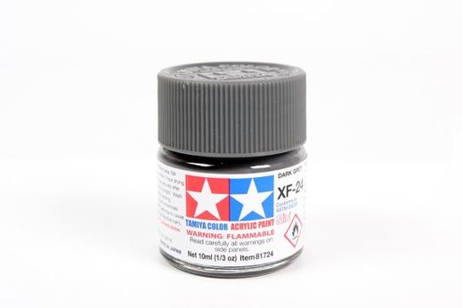 Tamiya 81724 - XF24 Gris Foncé Mat : Peinture acrylique