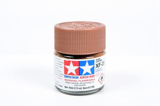 Tamiya 81728 - XF28 Cuivre Foncé Mat : Peinture acrylique

Contenu : 10 ml