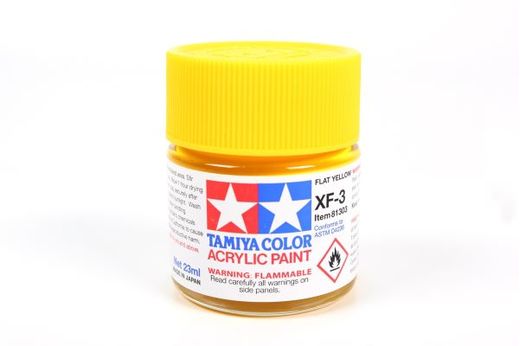 Peinture pour maquettes - XF1 JAUNE mat- XL 23 ml - Tamiya 81303