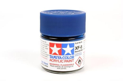 Peinture pour maquettes - XF8 BLEU mat- XL 23 ml - Tamiya 81308