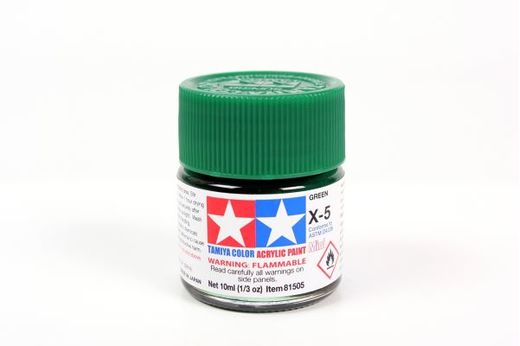 Tamiya 81505 - X5 Vert Brillant : Peinture acrylique