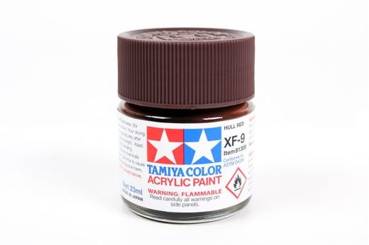 Peinture pour maquettes - XF9 ROUGE SOMBRE mat- XL 23 ml - Tamiya 81309