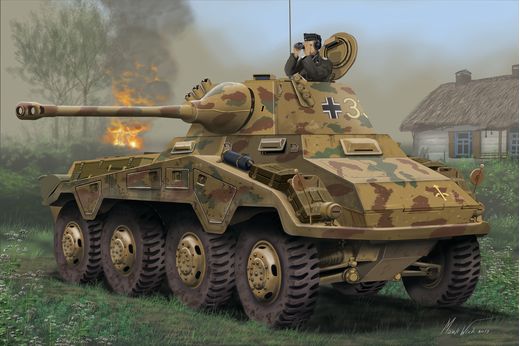 Maquette militaire : Sd.Kfz. 234/2 Puma - 1:76 - Revell 63288