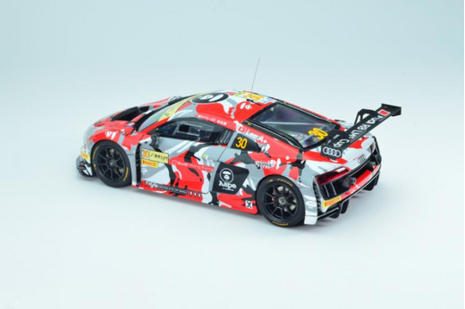 Maquette voiture plastique : Audi R8 LSM GT3 Macau 2015 1/24 - Nunu 24028