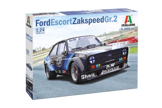 Maquette voiture de sport : Ford Escort Zakspeed Gr.2 1/24 - Italeri 3664