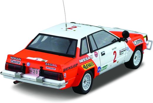 Maquette voiture plastique : Nissan 240RS BS110 1984 Safari Rally 1/24 - Beemax 24041