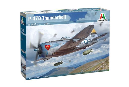 Maquette avion militaire : P-47D Thunderbolt (Europe) 1/48 - Italeri 2835