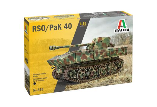 Maquette militaire : Tank RSO avec PAK40 1/35 - Italeri 0355