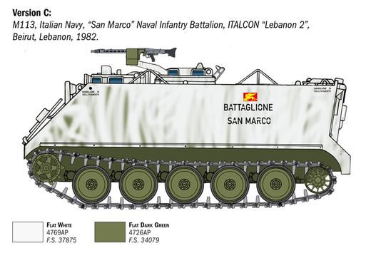 Maquette militaire : Char M113A1 1/35 - Italeri 6753