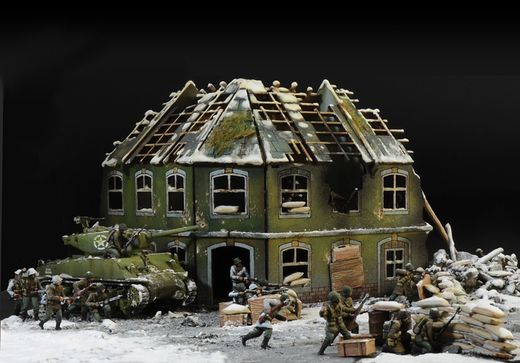 Diorama militaire : Bastogne 1944 (80e Anniversaire) 1/72 - Italeri 6186