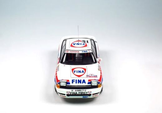 Maquette voiture plastique : Toyota Celica GT4 ST165 tour de corse 91 1/24 - Nunu  PN24015