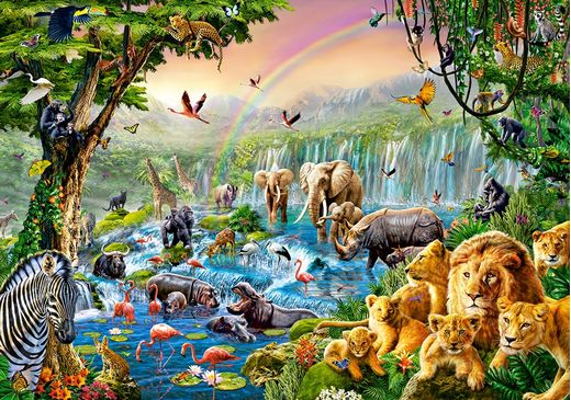 Puzzle Jungle river - 500 pièces - Castorland 52141