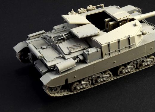 Maquette militaire : Char Semovente M43 da 105/25 Bassoto 1/35 - Italeri 6751 06751