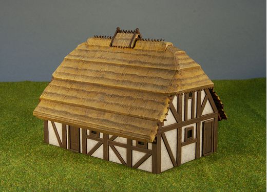 Maquette historique : Maison toit de chaume 1/72 - Zvezda 8532