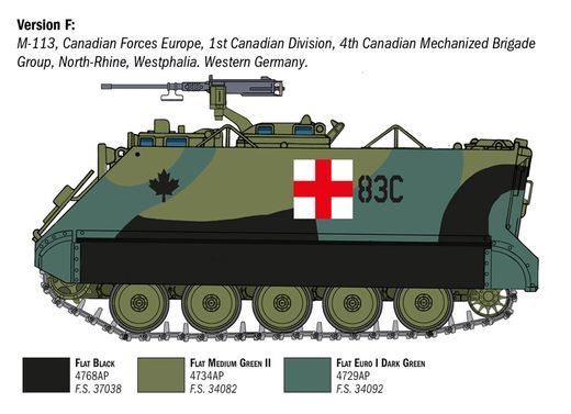 Maquette militaire : Char M113A1 1/35 - Italeri 6753