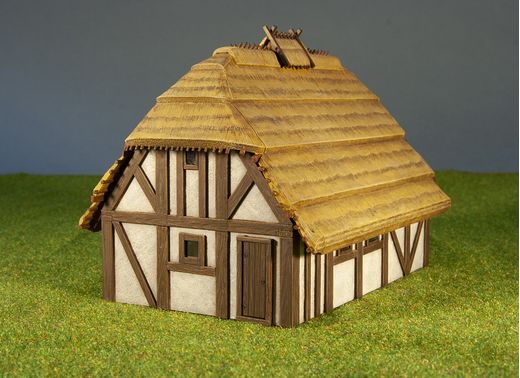 Maquette historique : Maison toit de chaume 1/72 - Zvezda 8532