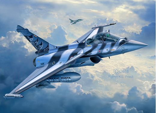 Maquette avion militaire : Dassault Rafale C 1/48 - Revell 63901