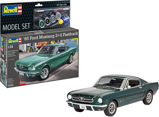 Model set 1965 Ford Mustang 2+2 Fastback 1/24 - Revell 67065