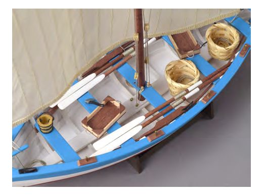 Maquette Bateau de Pêche Français en Bois La Provençale 1:20