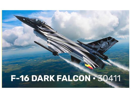 Maquette avion : F-16 Dark Falcon 1/48 - Heller 30411